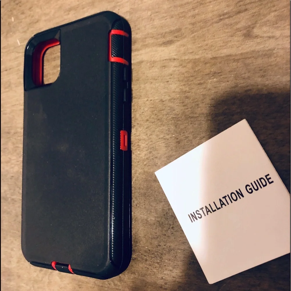 iPhone 11 4-in-1 Protective Durable Case-Red/Black